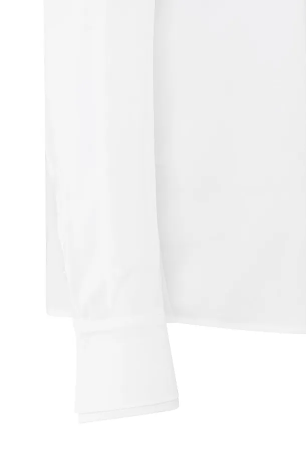 Classic Blouse With Cuff Details Pure White Women YAYA Blouses Classic Blouse With Cuff Details Pure White Women YAYA Blouses