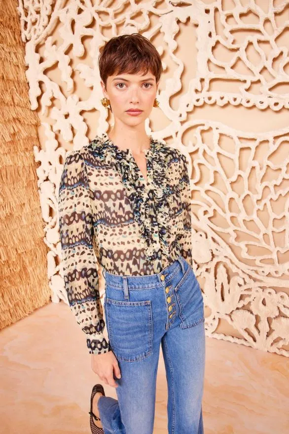 Clio Blouse Mariposa Women Ulla Johnson Tops