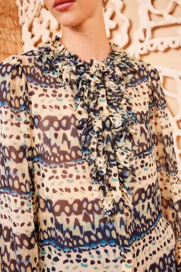 Clio Blouse Mariposa Women Ulla Johnson Tops Clio Blouse Mariposa Women Ulla Johnson Tops