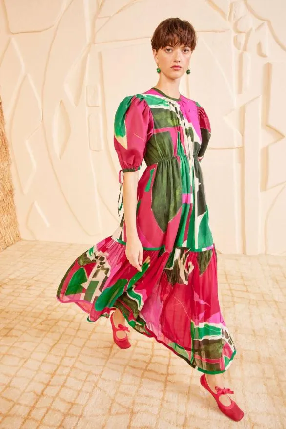 Collage Dress Palingenesis Women Ulla Johnson Dresses