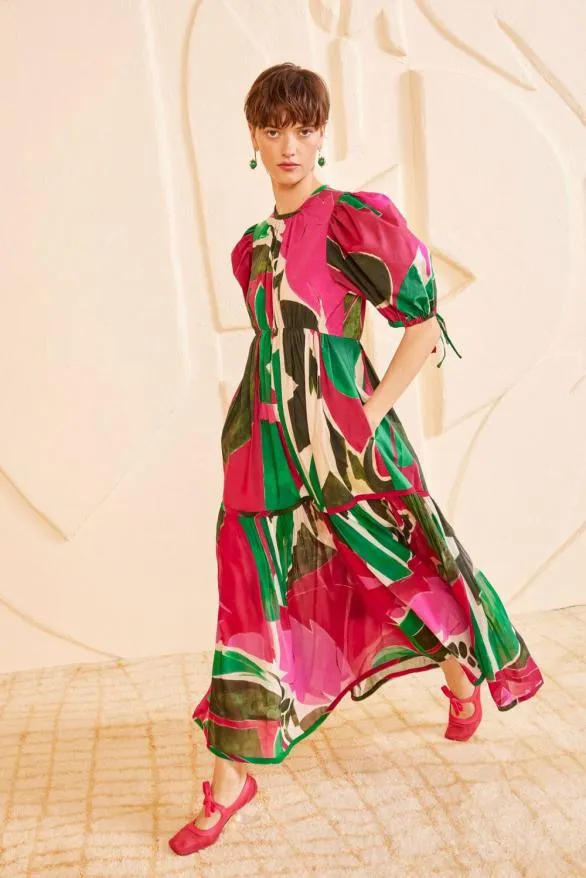 Collage Dress Palingenesis Women Ulla Johnson Dresses Collage Dress Palingenesis Women Ulla Johnson Dresses