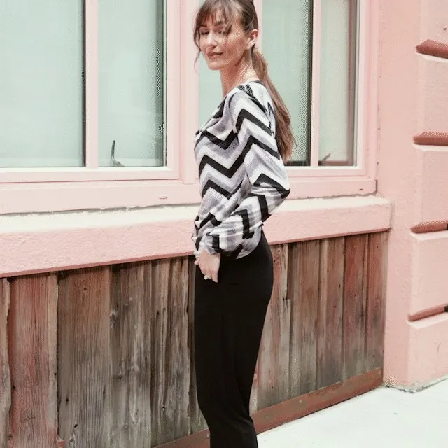 Cowl Neck Side Ruched Top 8211 Chevron 8211 Final Sale Women Clara Sunwoo Tops Tunics Cowl Neck Side Ruched Top 8211 Chevron 8211 Final Sale Women Clara Sunwoo Tops Tunics