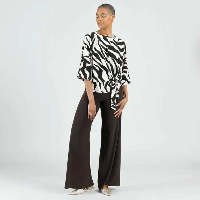 Cozy Knit 8211 Side Tie Sweater Top 8211 Zebra 8211 Final Sale Women Clara Sunwoo Sweaters Cozy Knit 8211 Side Tie Sweater Top 8211 Zebra 8211 Final Sale Women Clara Sunwoo Sweaters