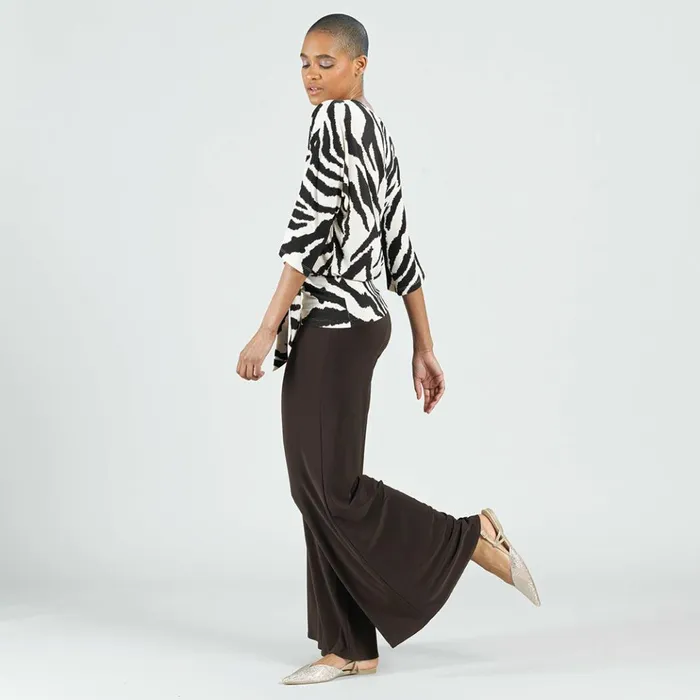Cozy Knit 8211 Side Tie Sweater Top 8211 Zebra 8211 Final Sale Women Clara Sunwoo Sweaters