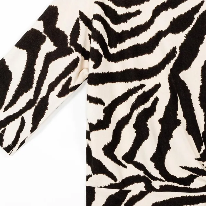 Cozy Knit 8211 Side Tie Sweater Top 8211 Zebra 8211 Final Sale Women Clara Sunwoo Sweaters