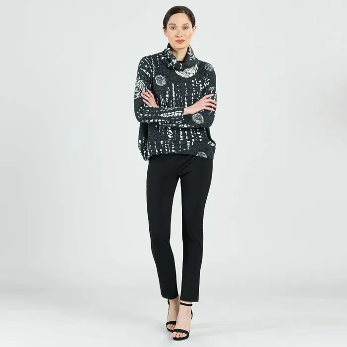 Cozy Texture 8211 Cowl Turtleneck Sweater Top 8211 Rose Scatter 8211 Final Sale Women Clara Sunwoo Sweaters Cozy Texture 8211 Cowl Turtleneck Sweater Top 8211 Rose Scatter 8211 Final Sale Women Clara Sunwoo Sweaters