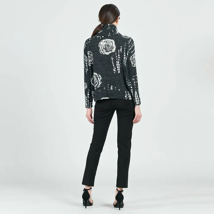 Cozy Texture 8211 Cowl Turtleneck Sweater Top 8211 Rose Scatter 8211 Final Sale Women Clara Sunwoo Sweaters