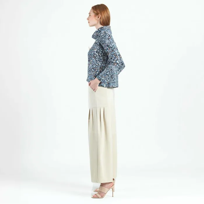 Cozy Texture 8211 Textured Tipped Hem Sweater Top 8211 Floral Puff 8211 Final Sale Women Clara Sunwoo Sweaters