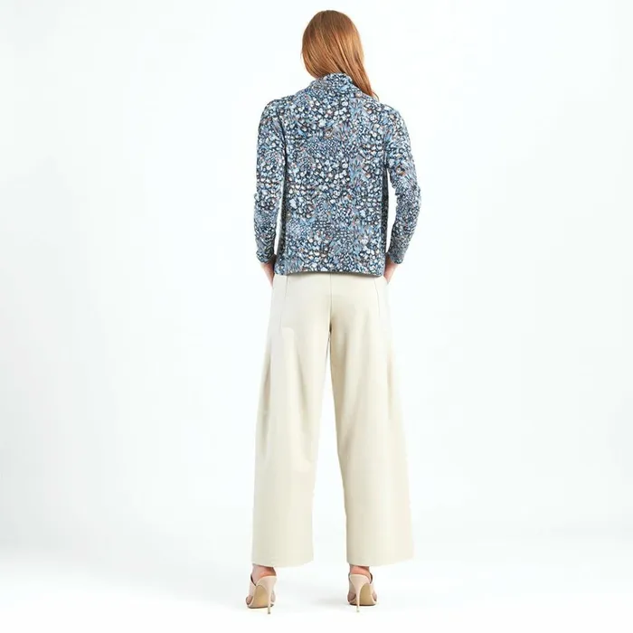 Cozy Texture 8211 Textured Tipped Hem Sweater Top 8211 Floral Puff 8211 Final Sale Women Clara Sunwoo Sweaters