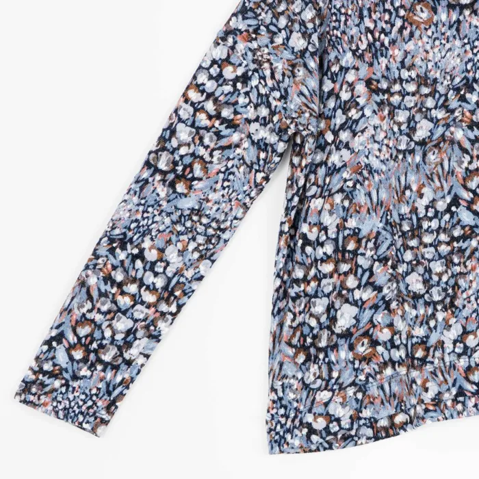 Cozy Texture 8211 Textured Tipped Hem Sweater Top 8211 Floral Puff 8211 Final Sale Women Clara Sunwoo Sweaters