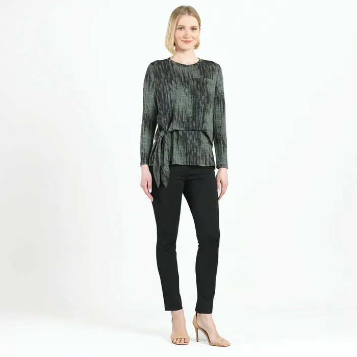 Crinkle Pleat 8211 Blouson Overlay Side Tie Detail Top 8211 Water RippleOlive 8211 Limited Sizes Women Clara Sunwoo Tops Tunics Crinkle Pleat 8211 Blouson Overlay Side Tie Detail Top 8211 Water RippleOlive 8211 Limited Sizes Women Clara Sunwoo Tops Tunics