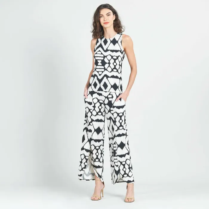 Crinkle Pleat Knit 8211 Modern Jewel Neck Tank 8211 Aztec 8211 Final Sale Women Clara Sunwoo Tops Tunics Crinkle Pleat Knit 8211 Modern Jewel Neck Tank 8211 Aztec 8211 Final Sale Women Clara Sunwoo Tops Tunics