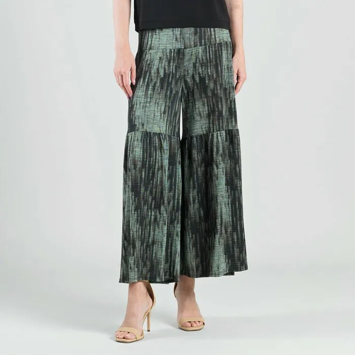 Crinkle Pleat Knit 8211 Tiered SkirtPant 8211 Water RippleOlive Women Clara Sunwoo Pants Skirts Crinkle Pleat Knit 8211 Tiered SkirtPant 8211 Water RippleOlive Women Clara Sunwoo Pants Skirts