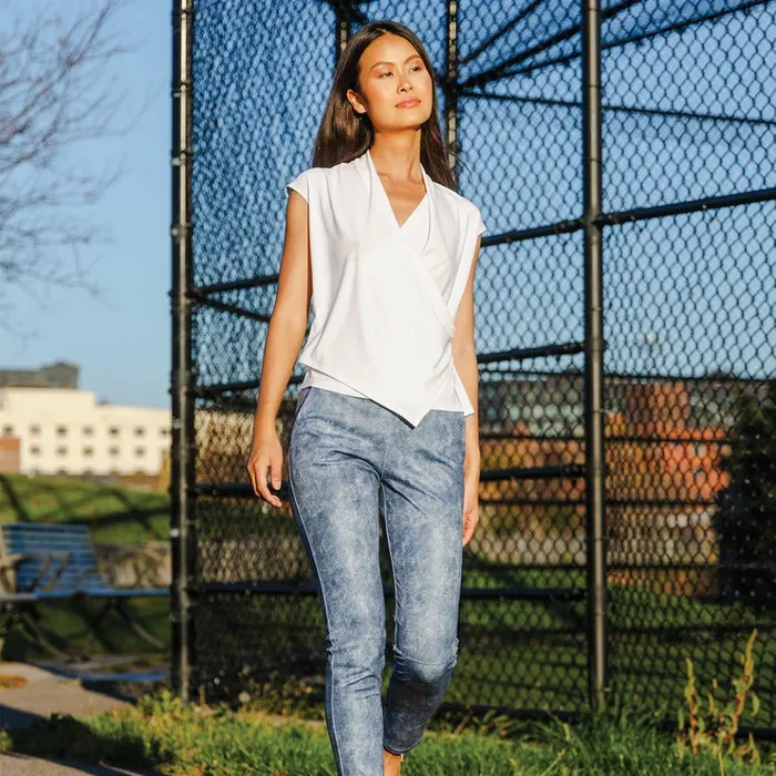 Crossover Faux Wrap Top 8211 White 8211 Final Sale Women Clara Sunwoo Modern Basics Crossover Faux Wrap Top 8211 White 8211 Final Sale Women Clara Sunwoo Modern Basics