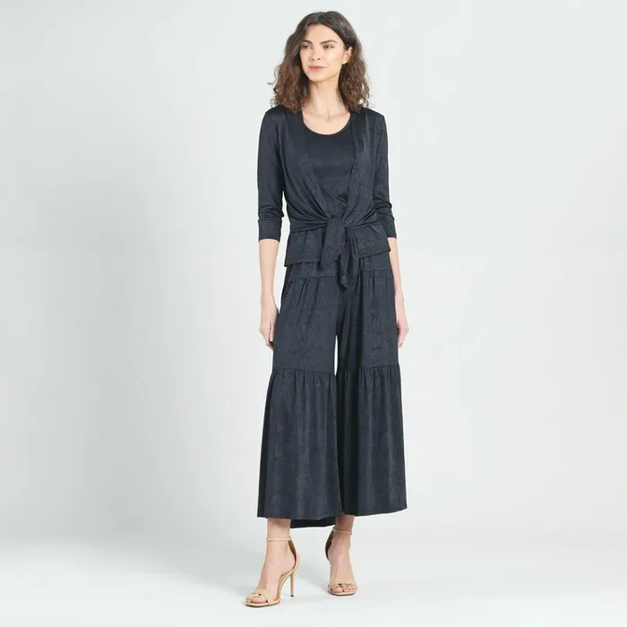 Crushed Silk Knit 8211 Cardigan Tank SkirtPant 3pc Set 8211 Black 8211 Final Sale Women Clara Sunwoo Jackets Cardigans Crushed Silk Knit 8211 Cardigan Tank SkirtPant 3pc Set 8211 Black 8211 Final Sale Women Clara Sunwoo Jackets Cardigans