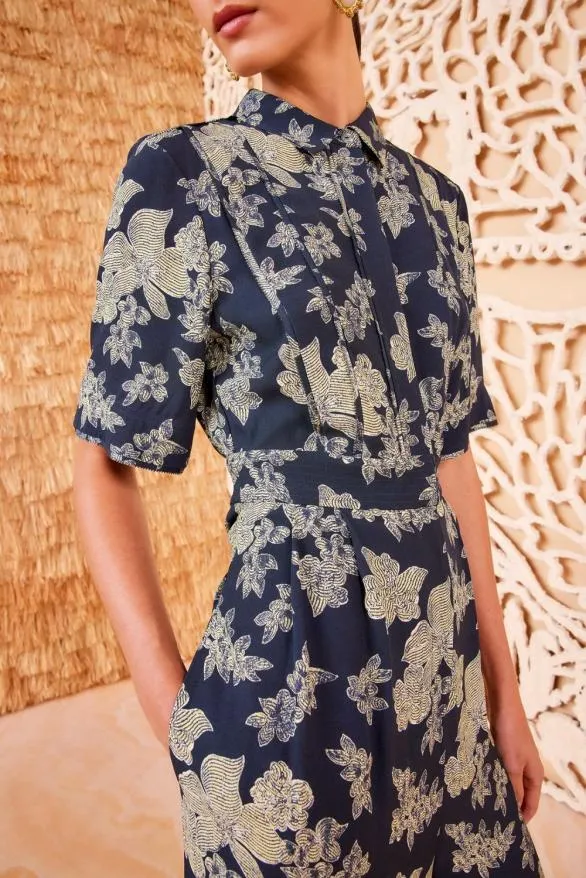 Deia Jumpsuit Minuit Women Ulla Johnson Pants And Jumpsuits Deia Jumpsuit Minuit Women Ulla Johnson Pants And Jumpsuits