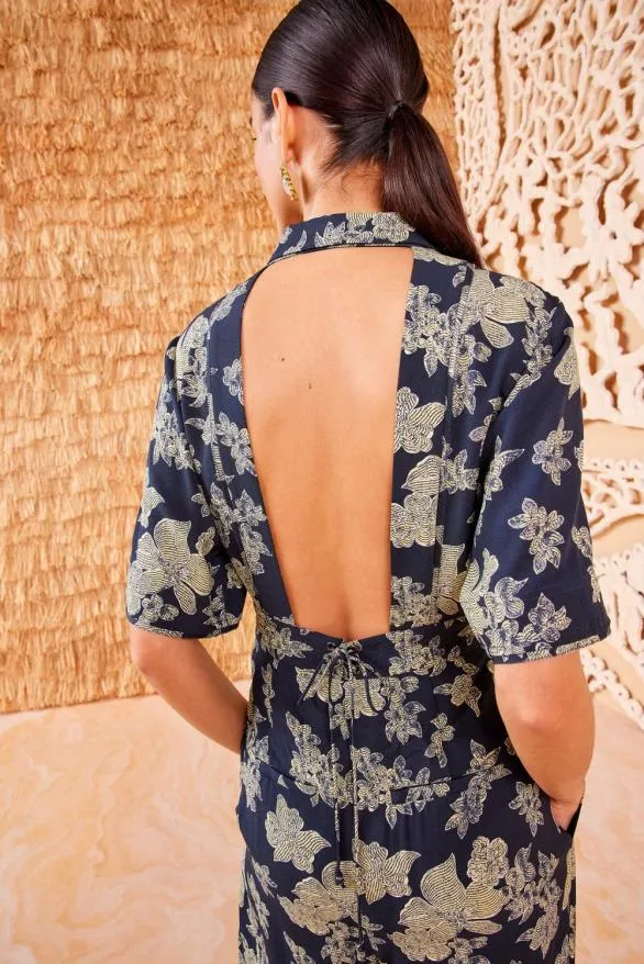 Deia Jumpsuit Minuit Women Ulla Johnson Pants And Jumpsuits Deia Jumpsuit Minuit Women Ulla Johnson Pants And Jumpsuits