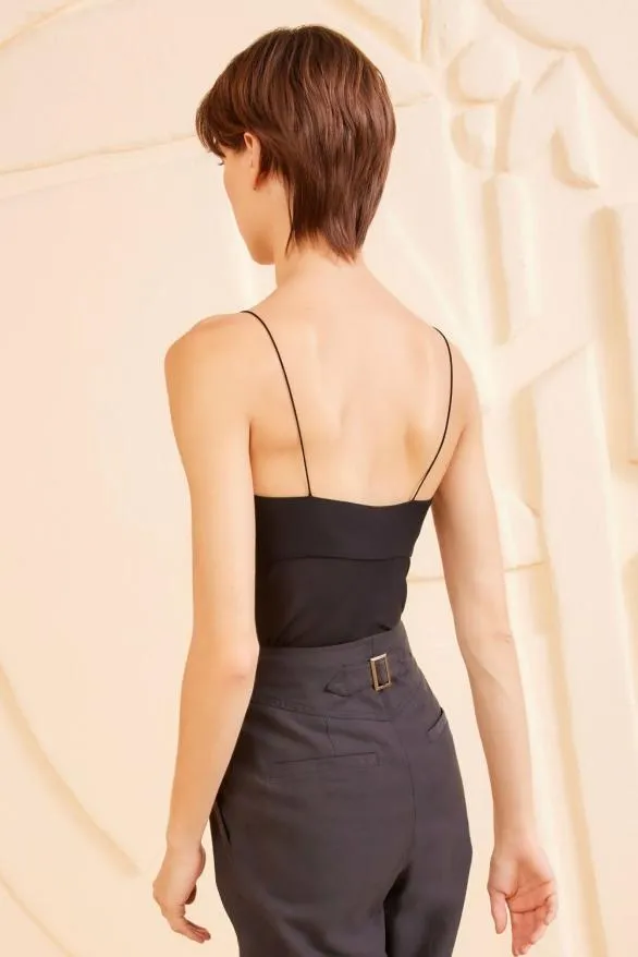 Demi Top Noir Women Ulla Johnson Tops Demi Top Noir Women Ulla Johnson Tops