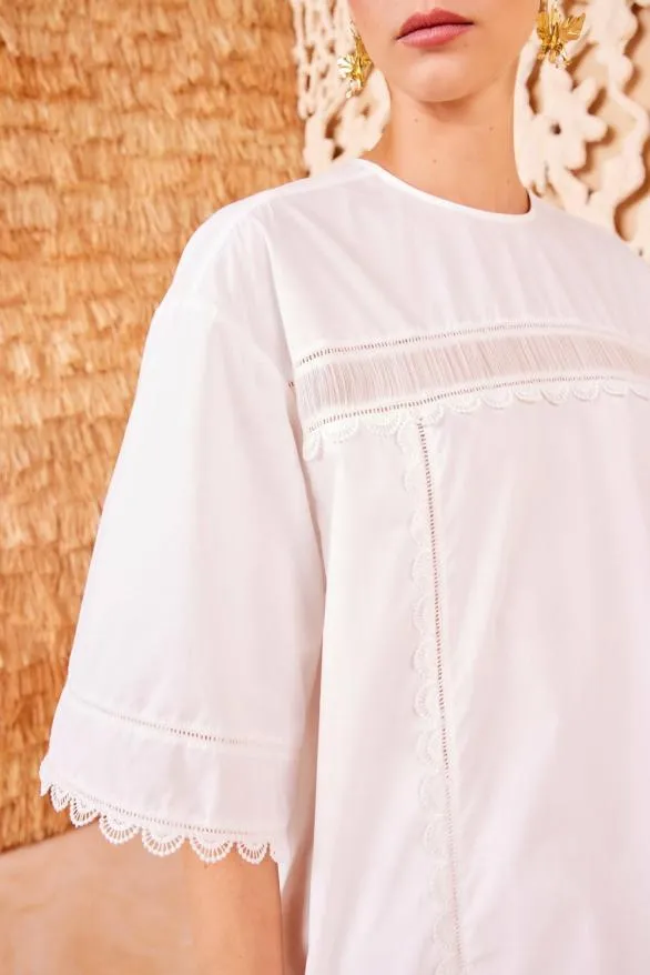 Diyana Tunic Cowrie Women Ulla Johnson Dresses Diyana Tunic Cowrie Women Ulla Johnson Dresses