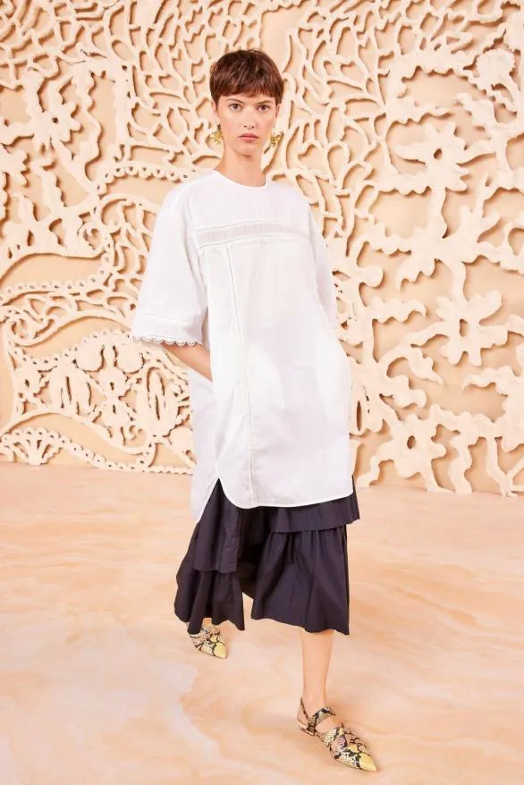 Diyana Tunic Cowrie Women Ulla Johnson Dresses Diyana Tunic Cowrie Women Ulla Johnson Dresses