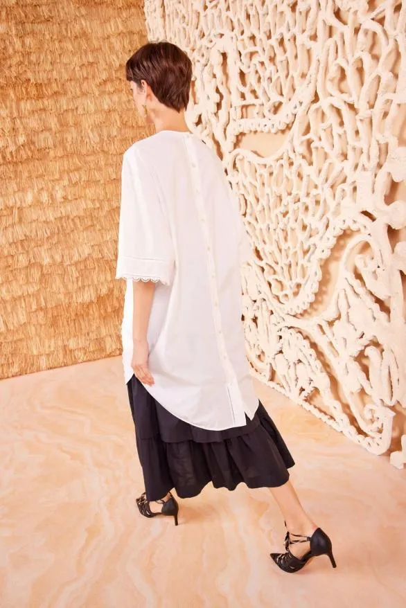 Diyana Tunic Cowrie Women Ulla Johnson Dresses Diyana Tunic Cowrie Women Ulla Johnson Dresses