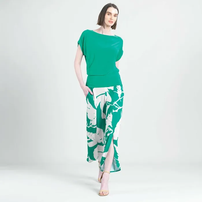 Dolman Short Sleeve Top 8211 Emerald Women Clara Sunwoo Tops Tunics