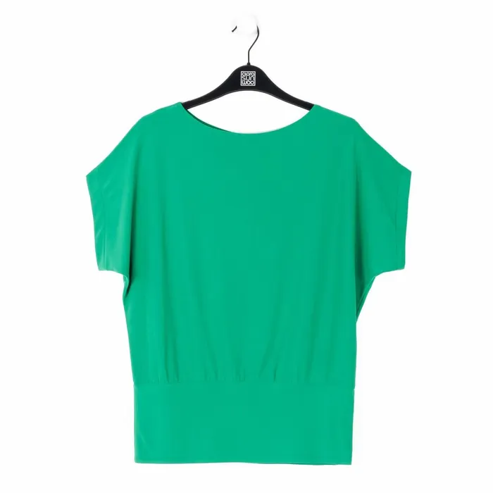 Dolman Short Sleeve Top 8211 Emerald Women Clara Sunwoo Tops Tunics