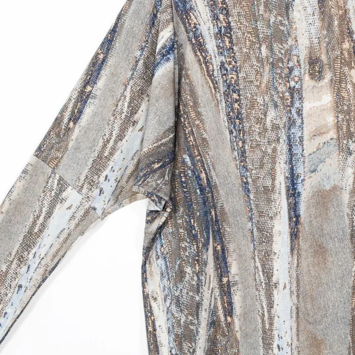 Dolman Sleeve Top 8211 Python Taupe 8211 Final Sale Women Clara Sunwoo Tops Tunics
