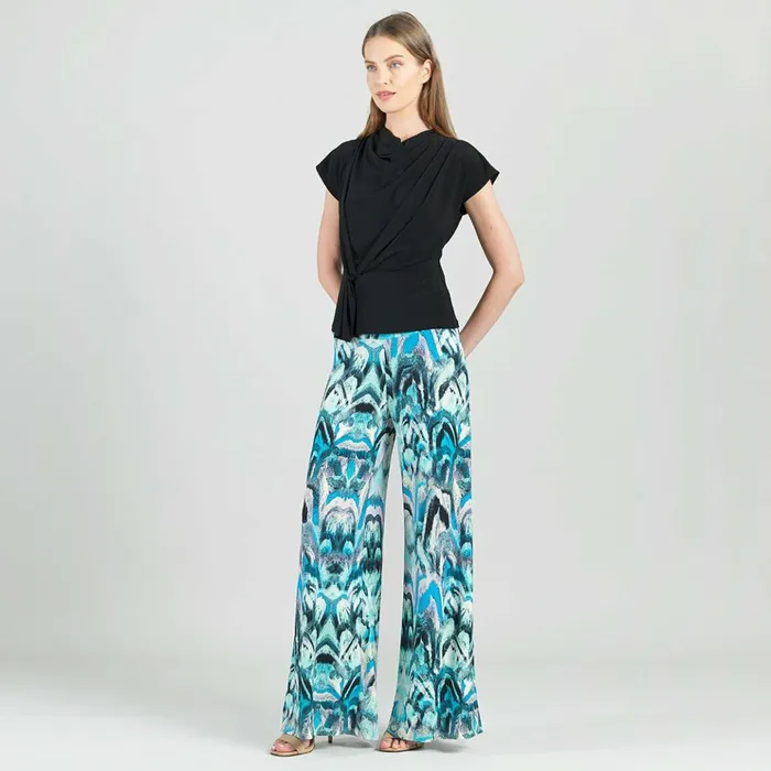 Drape Neck Loop Front Top 8211 Black Women Clara Sunwoo Spring Collection