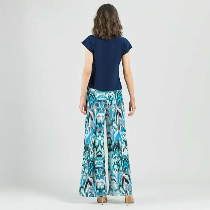 Drape Neck Loop Front Top 8211 Navy Women Clara Sunwoo Spring Collection