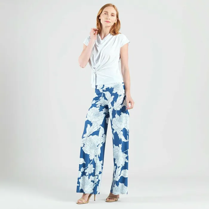 Drape Neck Loop Front Top 8211 White Women Clara Sunwoo Spring Collection