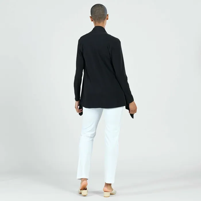 Drape Tunic Cardigan 8211 Black Women Clara Sunwoo Jackets Cardigans