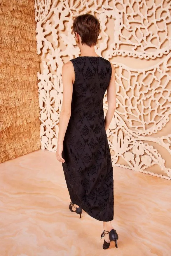 Elara Dress Noir Women Ulla Johnson Dresses Elara Dress Noir Women Ulla Johnson Dresses