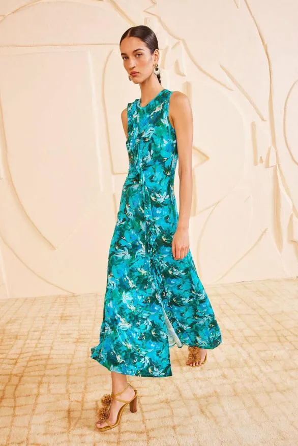 Elise Dress Azul Women Ulla Johnson Dresses Elise Dress Azul Women Ulla Johnson Dresses