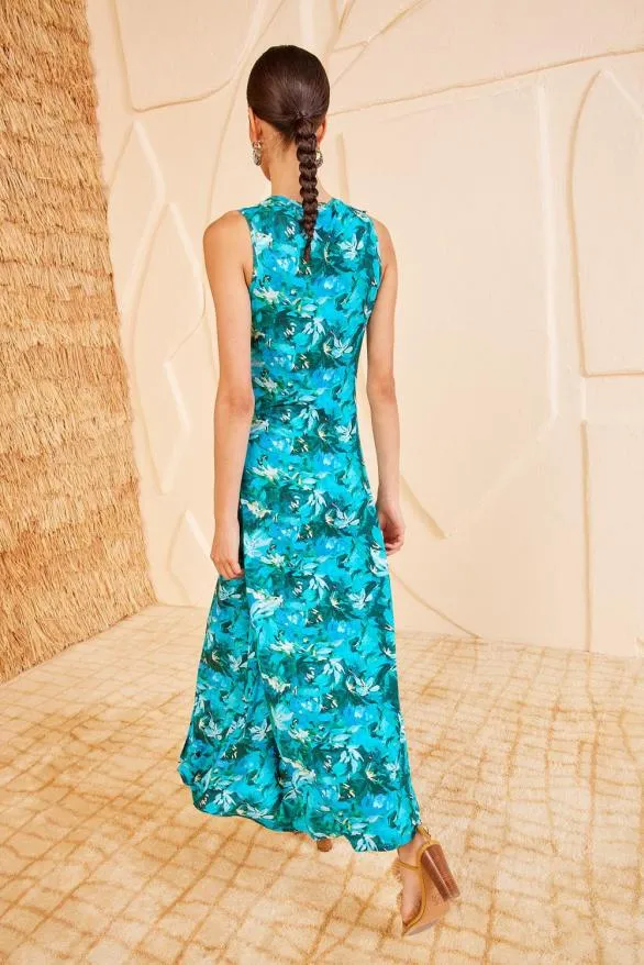 Elise Dress Azul Women Ulla Johnson Dresses Elise Dress Azul Women Ulla Johnson Dresses