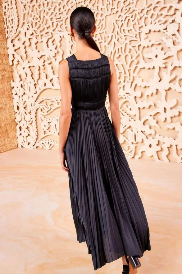 Elle Dress Noir Women Ulla Johnson Dresses Elle Dress Noir Women Ulla Johnson Dresses