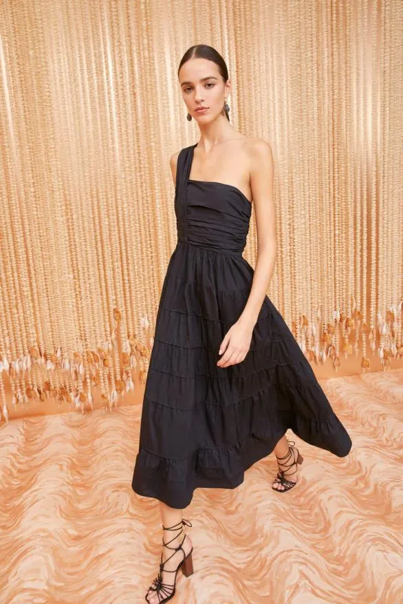 Ellie Dress Noir Women Ulla Johnson Dresses
