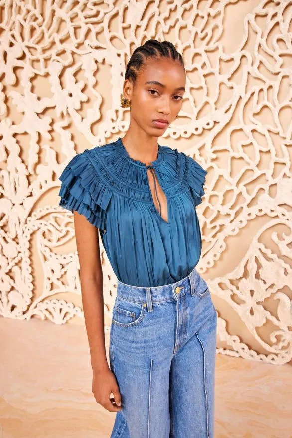 Elvie Top Neptune Women Ulla Johnson Tops