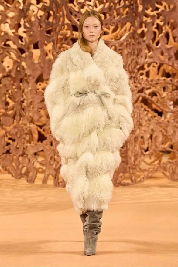 Emrys Shearling Coat Ivory Patchwork Women Ulla Johnson Coats And Jackets Emrys Shearling Coat Ivory Patchwork Women Ulla Johnson Coats And Jackets