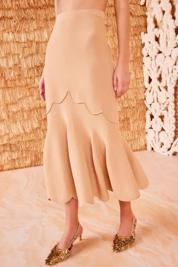 Estela Skirt Dune Women Ulla Johnson Knits Estela Skirt Dune Women Ulla Johnson Knits
