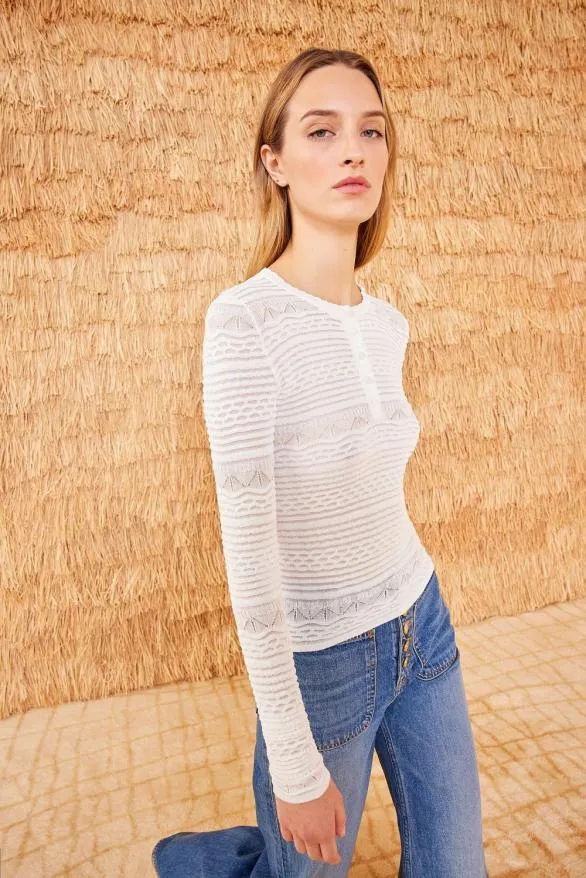Felix Top Pristine Women Ulla Johnson Knits Felix Top Pristine Women Ulla Johnson Knits