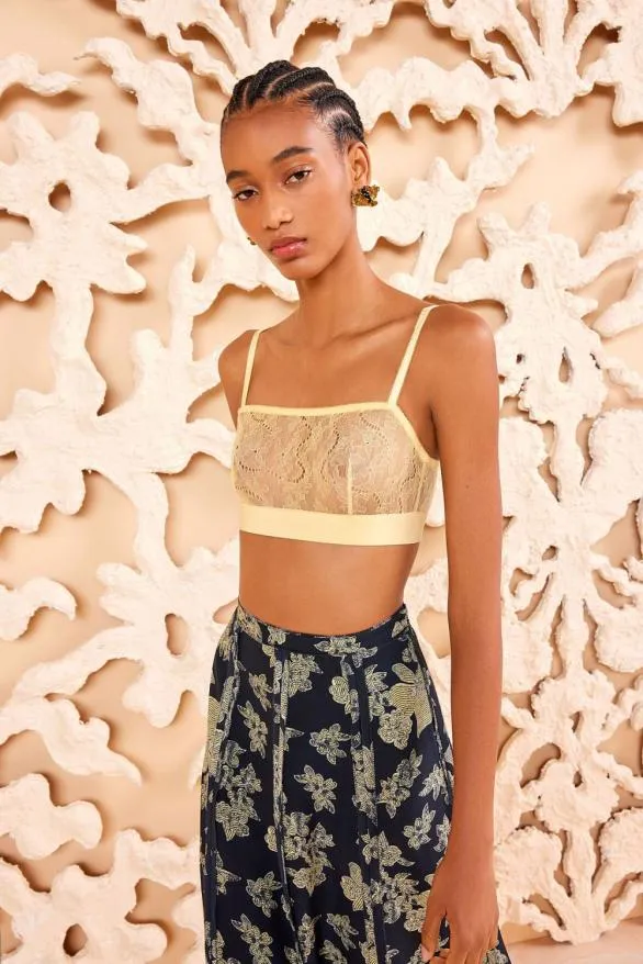 Finn Bra Lemonbalm Women Ulla Johnson Loungewear Finn Bra Lemonbalm Women Ulla Johnson Loungewear