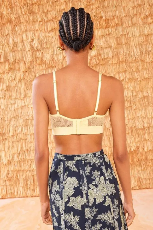 Finn Bra Lemonbalm Women Ulla Johnson Loungewear Finn Bra Lemonbalm Women Ulla Johnson Loungewear