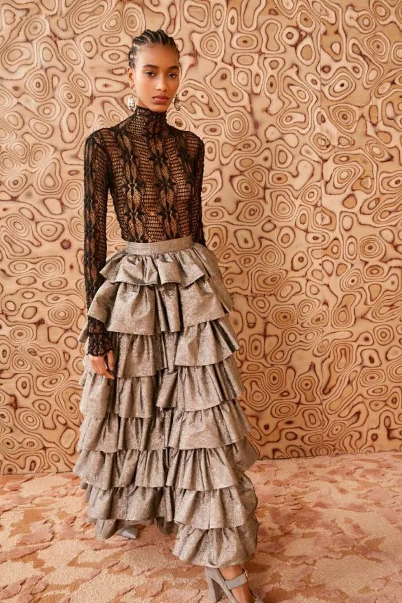 Flora Skirt Graphite Women Ulla Johnson Skirts And Shorts Flora Skirt Graphite Women Ulla Johnson Skirts And Shorts