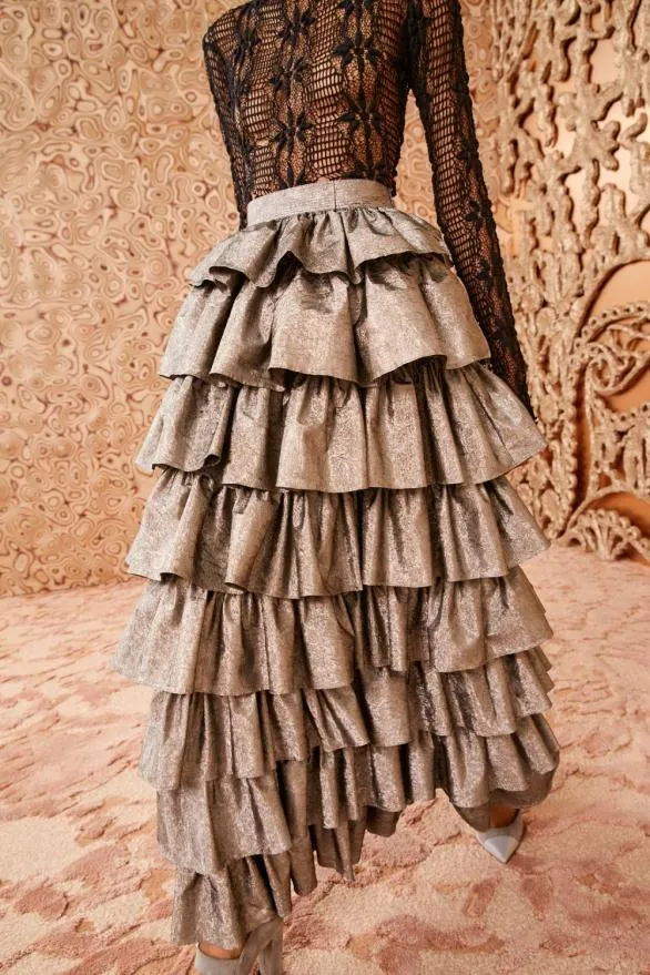 Flora Skirt Graphite Women Ulla Johnson Skirts And Shorts Flora Skirt Graphite Women Ulla Johnson Skirts And Shorts