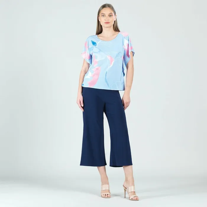 Floral Sketch Caftan Flutter Sleeve Top 8211 PeriPink 8211 Final Sale Women Clara Sunwoo Tops Tunics Floral Sketch Caftan Flutter Sleeve Top 8211 PeriPink 8211 Final Sale Women Clara Sunwoo Tops Tunics