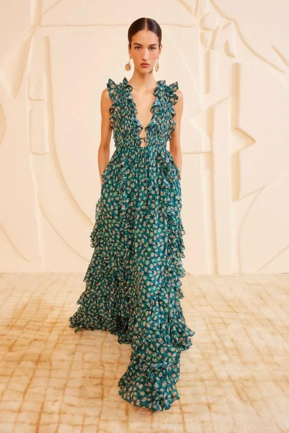 Florella Gown Clematis Women Ulla Johnson Dresses Florella Gown Clematis Women Ulla Johnson Dresses
