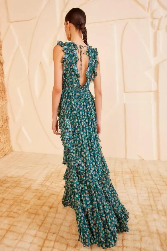 Florella Gown Clematis Women Ulla Johnson Dresses Florella Gown Clematis Women Ulla Johnson Dresses