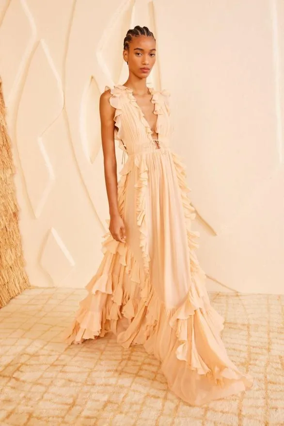 Florella Gown Peony Women Ulla Johnson Dresses
