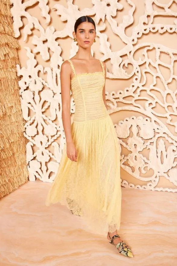 Florelle Dress Lemonbalm Women Ulla Johnson Dresses